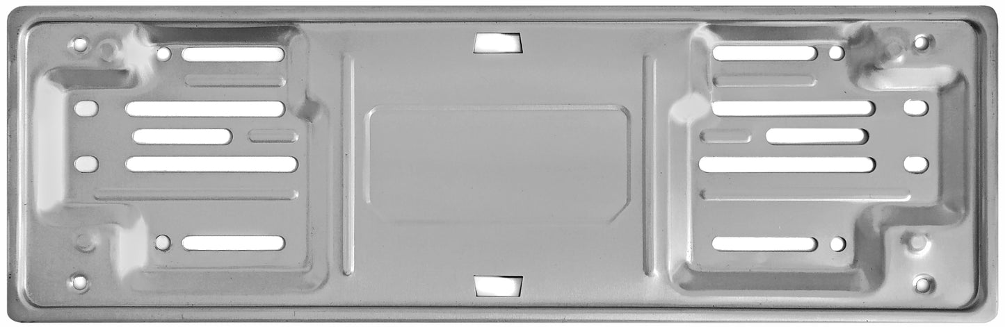 99 29312 Portatarga metallico alluminio– Anteriore