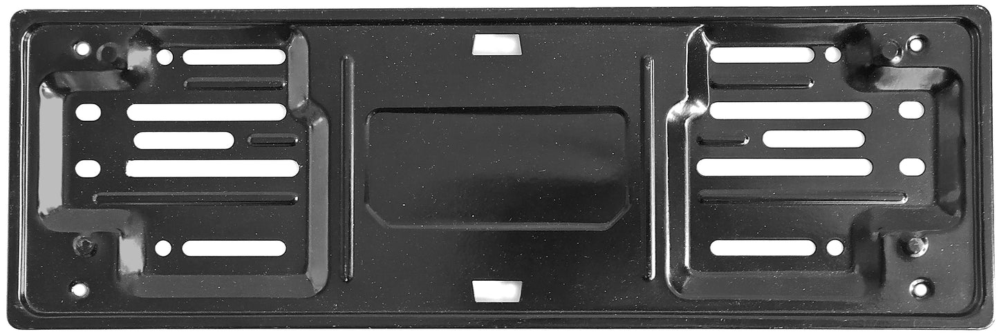 99 29712 Portatarga metallico Nero– Anteriore